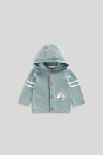 Load image into Gallery viewer, Mothercare Boat Hooded Cardigan
