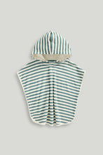 Load image into Gallery viewer, Mothercare Striped Towelling Poncho
