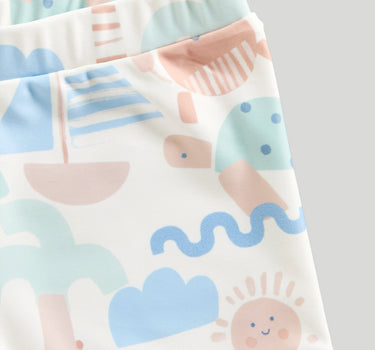 Mothercare Sunsafe UPF50+ Rash Vest Shorts and Keppi