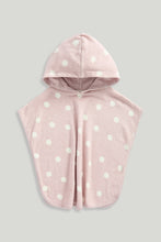 Load image into Gallery viewer, Mothercare Spotty Towelling Poncho
