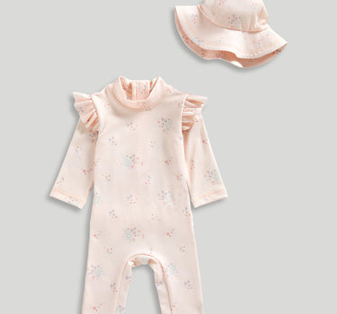 Mothercare Sunsafe UPF50+ Rash Suit and Keppi