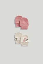 Load image into Gallery viewer, Mothercare Baby Mittens - 2 Pack
