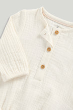 Load image into Gallery viewer, Mothercare Muslin Bodysuit and Socks Set
