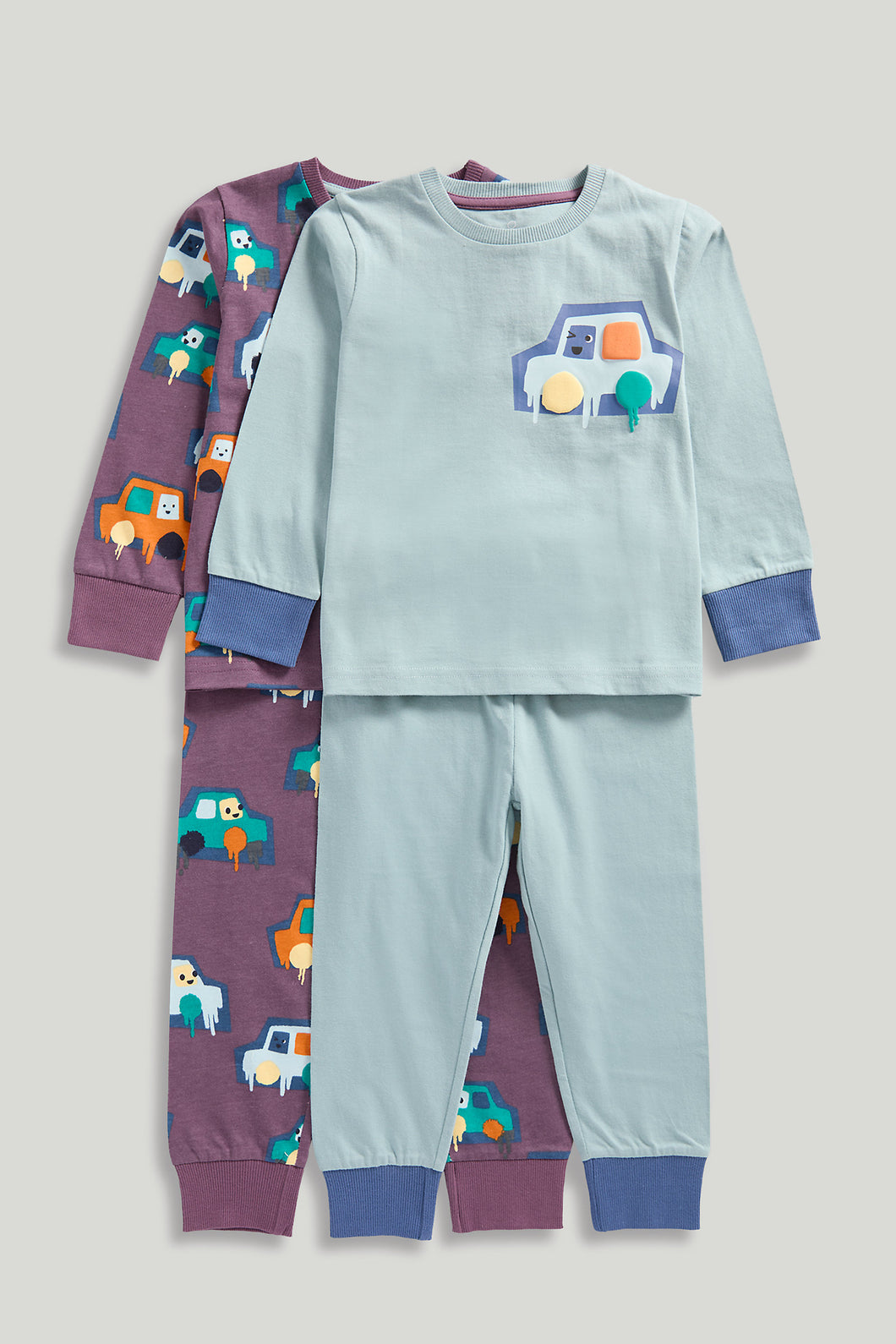 Mothercare Car Pyjamas - 2 Pack