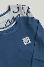 Load image into Gallery viewer, Mothercare Scribble Ribbed Pyjamas - 2 Pack
