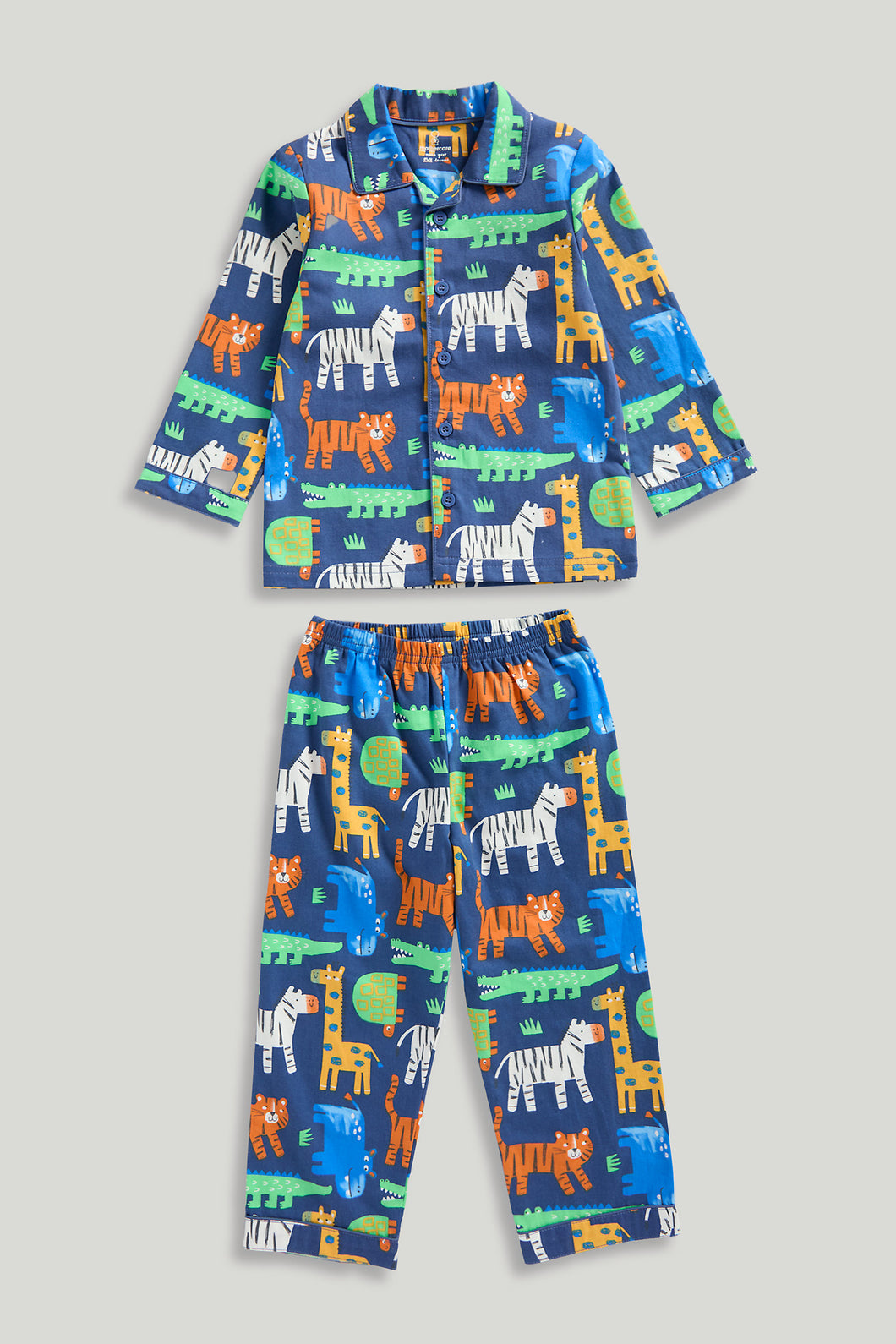 Mothercare Animal Print Woven Pyjamas