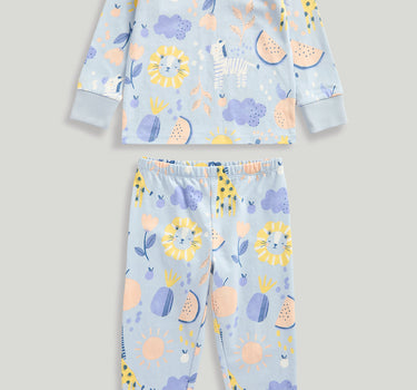 Mothercare Lilac Animal Pyjamas
