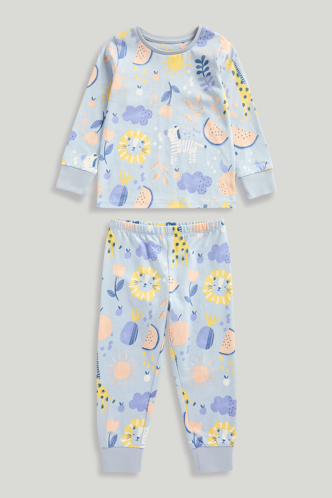 Mothercare Lilac Animal Pyjamas