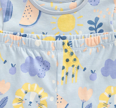Mothercare Lilac Animal Pyjamas