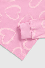 Load image into Gallery viewer, Mothercare Pink Heart Pyjamas

