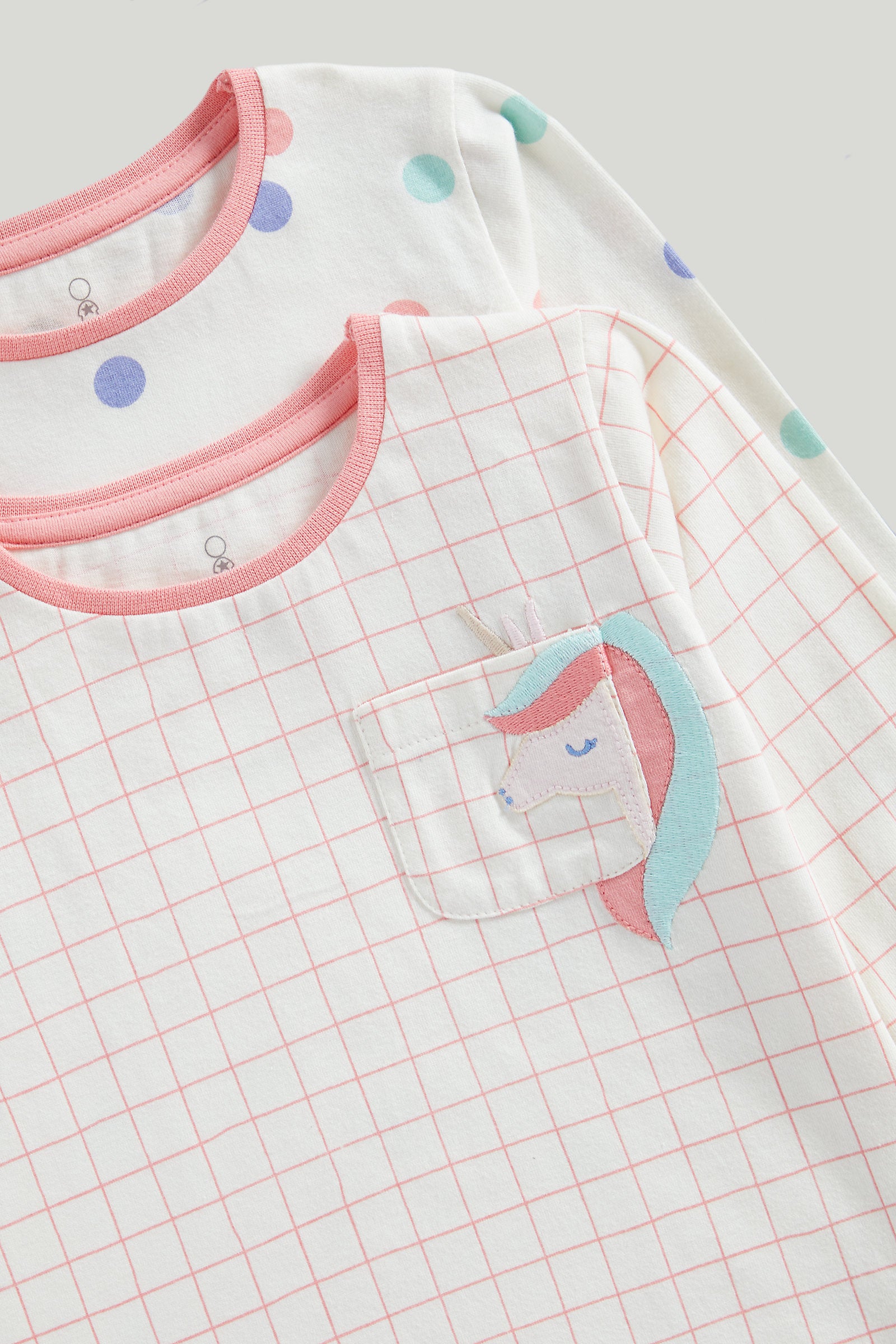 Mothercare Girl Party Horse Pyjamas - 2 Pack