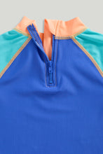 Load image into Gallery viewer, Mothercare Sunsafe Rash Vest Swim Shorts and Keppi Set
