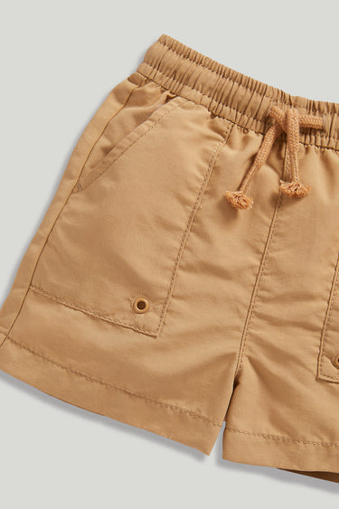 Mothercare Tan Crinkle Shorts