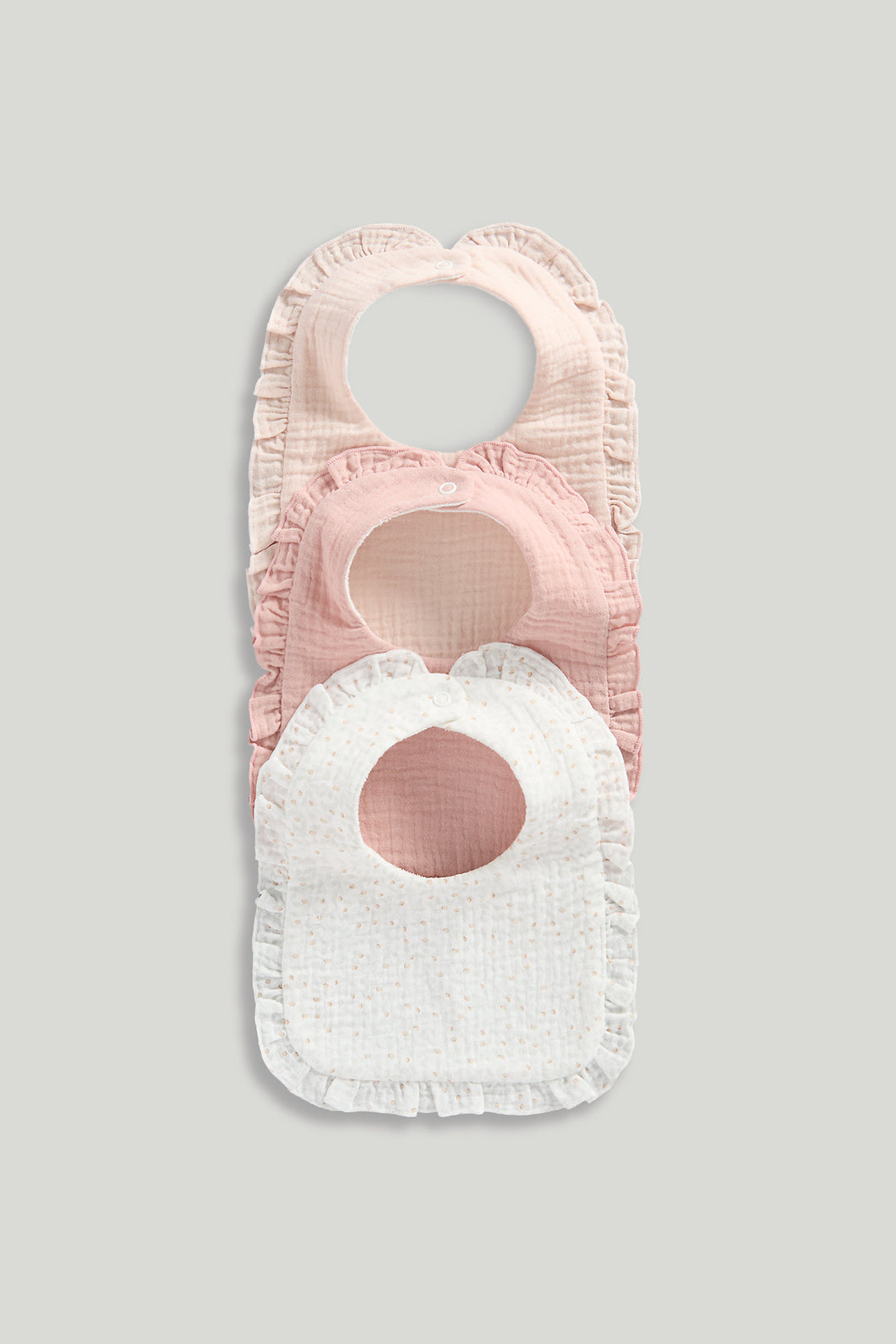 Mothercare Pink Clay Dribblers Pk3