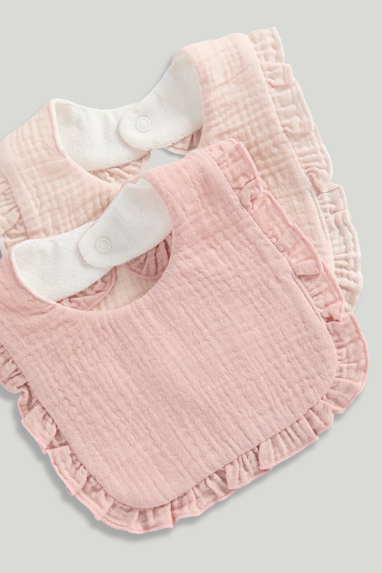 Mothercare Pink Clay Dribblers Pk3