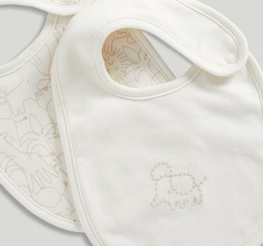 Mothercare Warm Neutrals Newborn Bibs Pk3