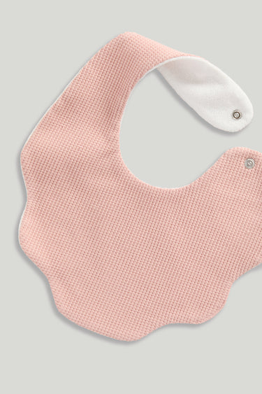 Mothercare Newborn Bib Pk3 Pink Clay