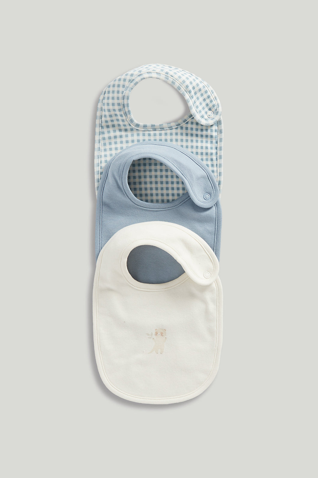 Mothercare Forest Hues Newborn Bibs Pk3