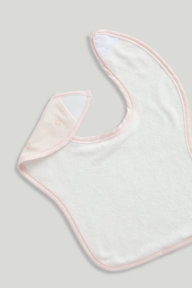 Mothercare Toddler Bib Pk3 Pink Clay