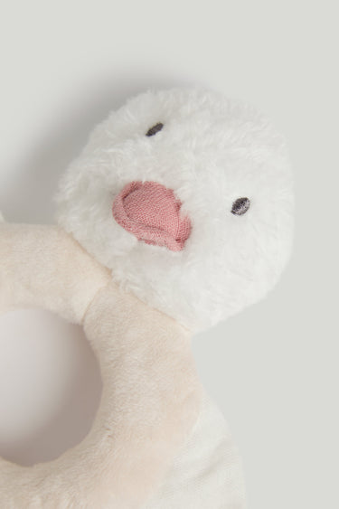 Mothercare Pink Clay Story Rattle