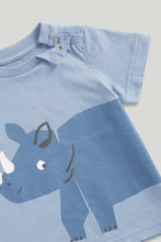 Load image into Gallery viewer, Mothercare Rhino T-Shirt and Shorts Set
