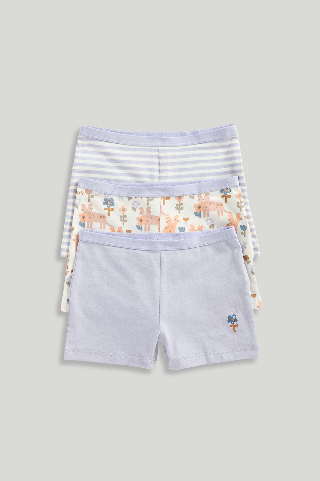 Mothercare Cheetah Short Briefs - 3 Pack