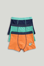 Load image into Gallery viewer, Mothercare Football Trunk Briefs - 3 Pack
