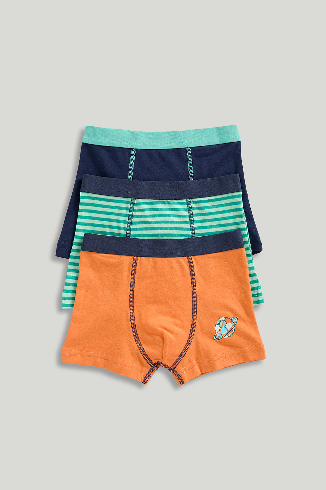 Mothercare Football Trunk Briefs - 3 Pack