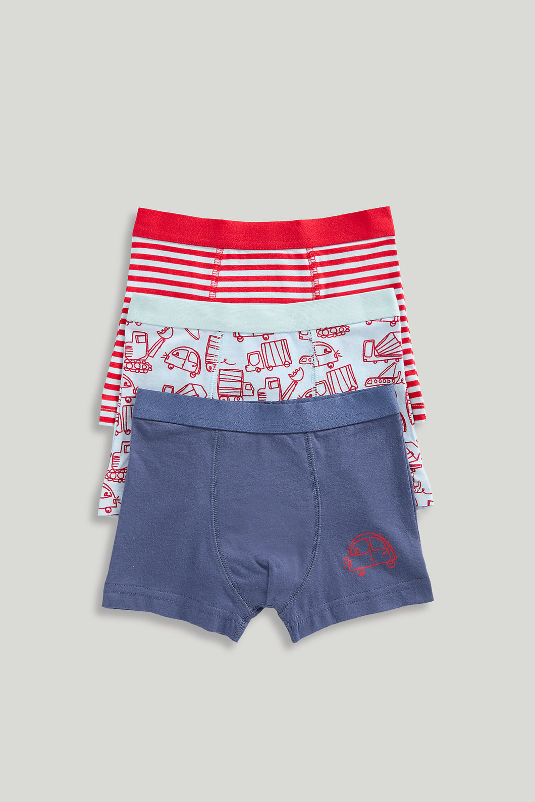 Mothercare Transport Trunk Briefs - 3 Pack