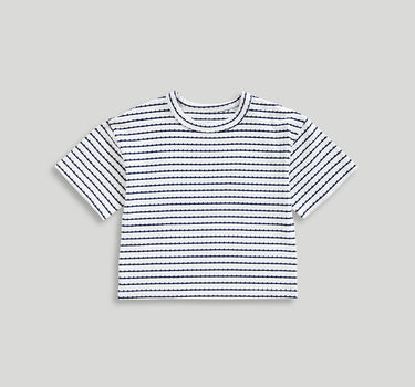 Mothercare Blue Striped Bubble Top