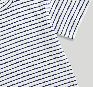 Mothercare Blue Striped Bubble Top