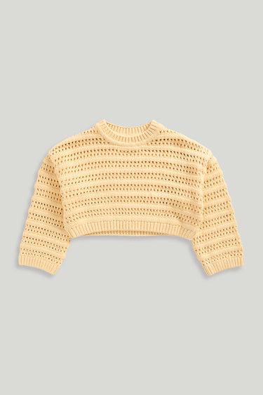 Mothercare Yellow Cropped Jumper