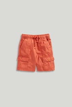 Load image into Gallery viewer, Mothercare Red Cargo Shorts
