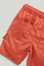 Load image into Gallery viewer, Mothercare Red Cargo Shorts
