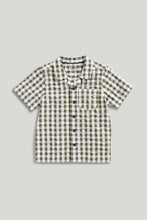 Load image into Gallery viewer, Mothercare Green Checked Shirt
