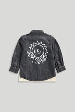 Load image into Gallery viewer, Mothercare Denim Shirt and T-Shirt Set

