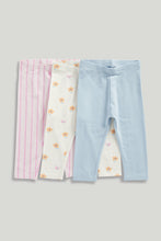 Load image into Gallery viewer, Mothercare 3 Pack Ribbed Leggings
