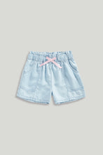 Load image into Gallery viewer, Mothercare Blue Pull-On Shorts
