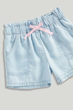 Load image into Gallery viewer, Mothercare Blue Pull-On Shorts
