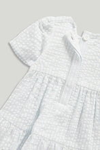 Load image into Gallery viewer, Mothercare Blue Seersucker Dress
