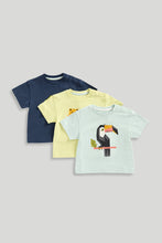 Load image into Gallery viewer, Mothercare 3 Pack Animal T-Shirts
