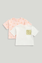 Load image into Gallery viewer, Mothercare 2 Pack Floral T-Shirts
