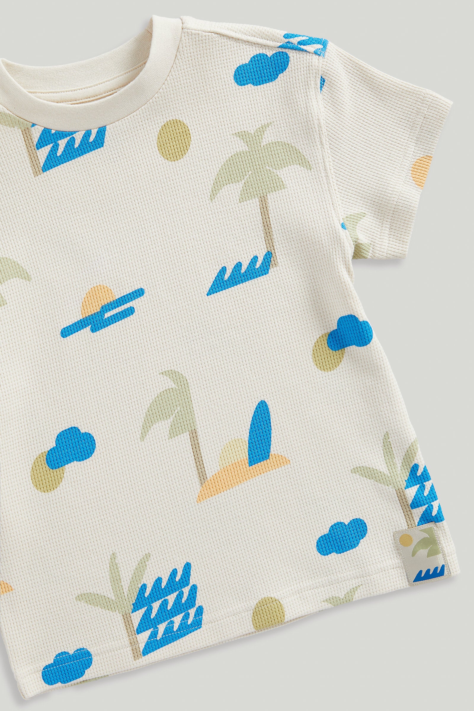 Mothercare Ocean Waffle T-Shirt