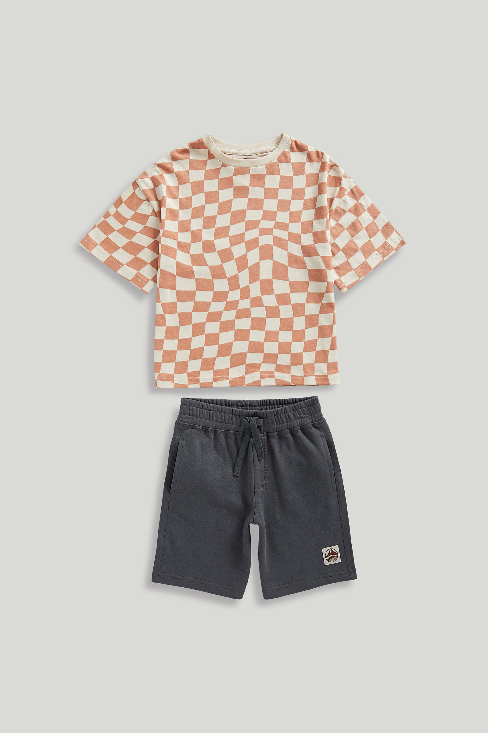 Mothercare Checkerboard Shirt and Shorts Set