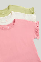 Load image into Gallery viewer, Mothercare 3 Pack Frill T-Shirts
