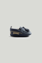 Load image into Gallery viewer, Mothercare Blue Baby Boat Shoes
