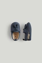 Load image into Gallery viewer, Mothercare Blue Baby Boat Shoes
