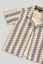 Load image into Gallery viewer, Mothercare Crochet Shirt and T-Shirt Set
