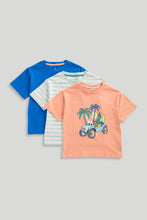Load image into Gallery viewer, Mothercare 3 Pack Ocean T-Shirts
