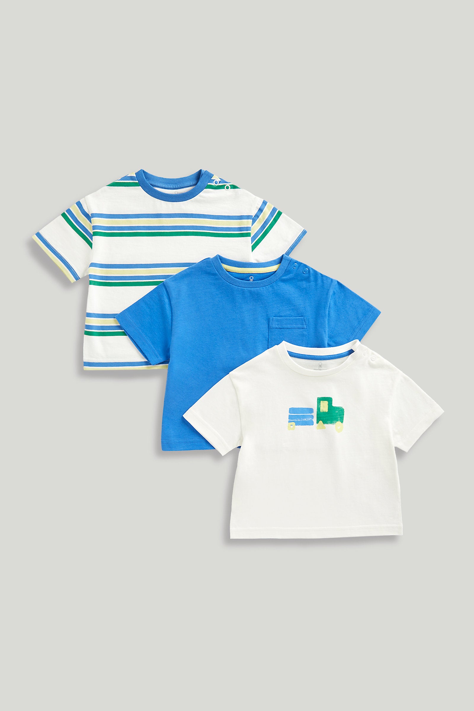 Mothercare 3 Pack Truck T-Shirts